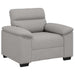 Canapea fotoliu gri nor 100x81x84 cm material textil - WALTI WALTI
