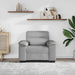 Canapea fotoliu gri nor 100x81x84 cm material textil - WALTI WALTI