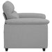 Canapea fotoliu gri nor 100x81x84 cm material textil - WALTI WALTI