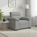 Canapea fotoliu gri nor 100x81x84 cm material textil - WALTI WALTI