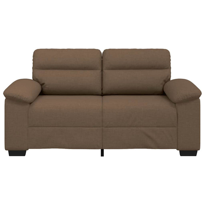 Canapea cu 2 locuri, maro, 160x81x84 cm, material textil WALTI