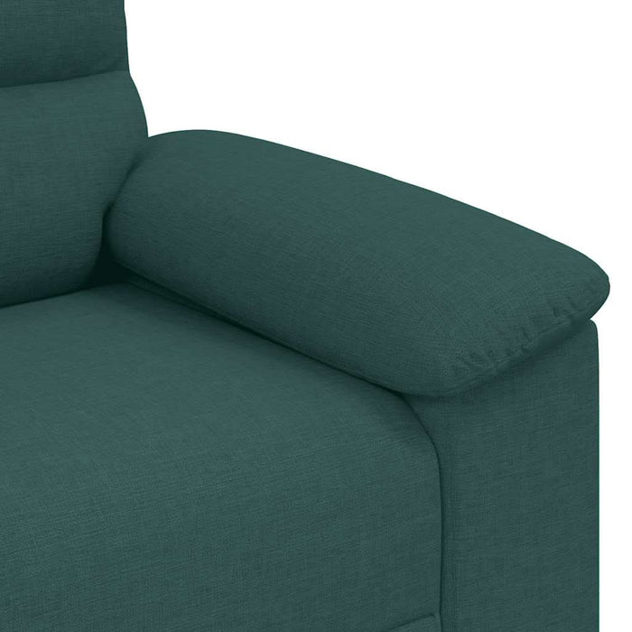 Canapea cu 2 locuri, verde închis, 160x81x84 cm, material textil WALTI