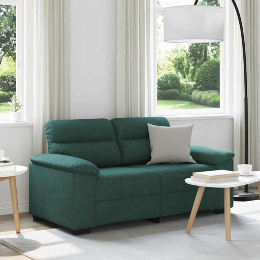 Canapea cu 2 locuri, verde închis, 160x81x84 cm, material textil - WALTI WALTI