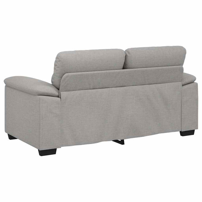 Canapea cu 2 locuri, gri nor, 160x81x84 cm, material textil WALTI