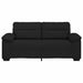 Canapea cu 2 locuri negru 140 cm stofa - WALTI WALTI