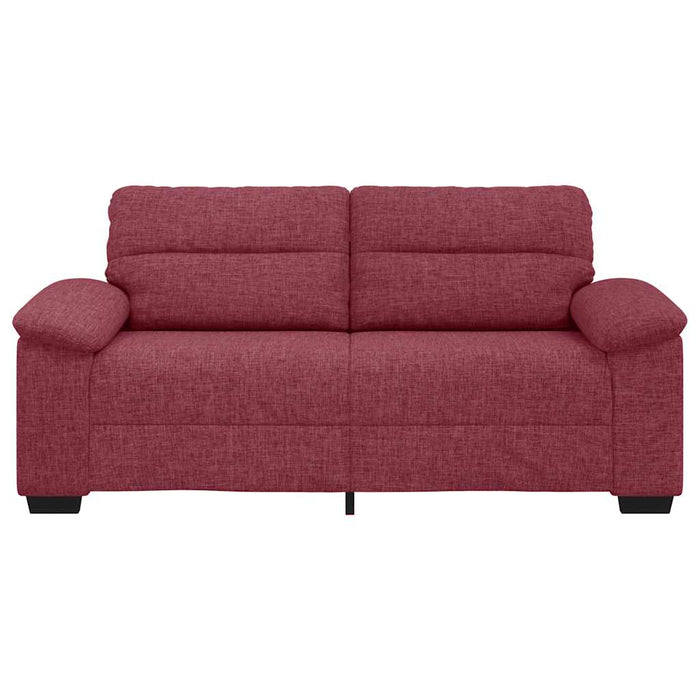 Canapea cu 2 locuri, roșu vin, 180x81x84 cm, material textil WALTI