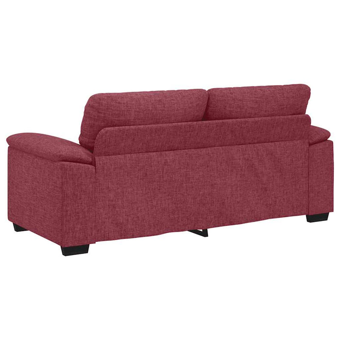 Canapea cu 2 locuri, roșu vin, 180x81x84 cm, material textil WALTI