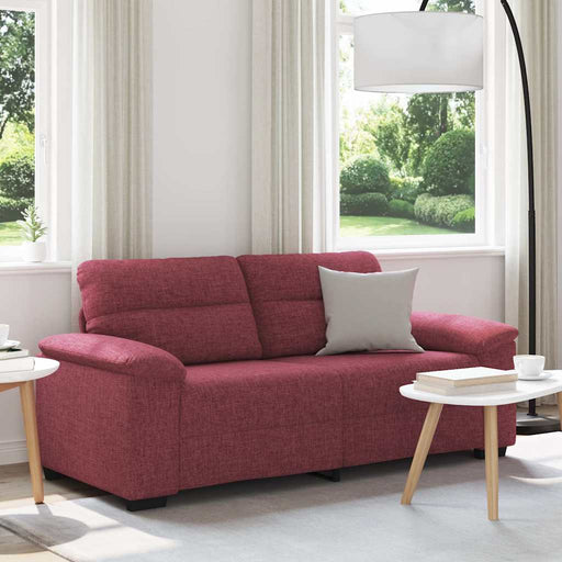 Canapea cu 2 locuri, roșu vin, 180x81x84 cm, material textil - WALTI WALTI