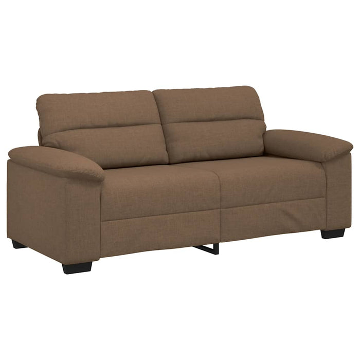 Canapea cu 2 locuri, maro, 180x81x84 cm, material textil WALTI