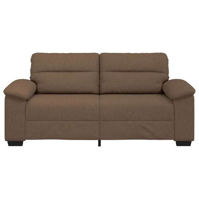 Canapea cu 2 locuri, maro, 180x81x84 cm, material textil WALTI