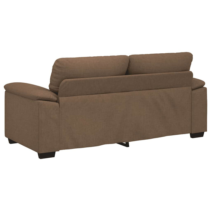 Canapea cu 2 locuri, maro, 180x81x84 cm, material textil WALTI