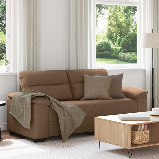 Canapea cu 2 locuri, maro, 180x81x84 cm, material textil - WALTI WALTI