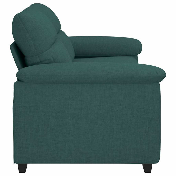 Canapea cu 2 locuri, verde închis, 180x81x84 cm, material textil WALTI