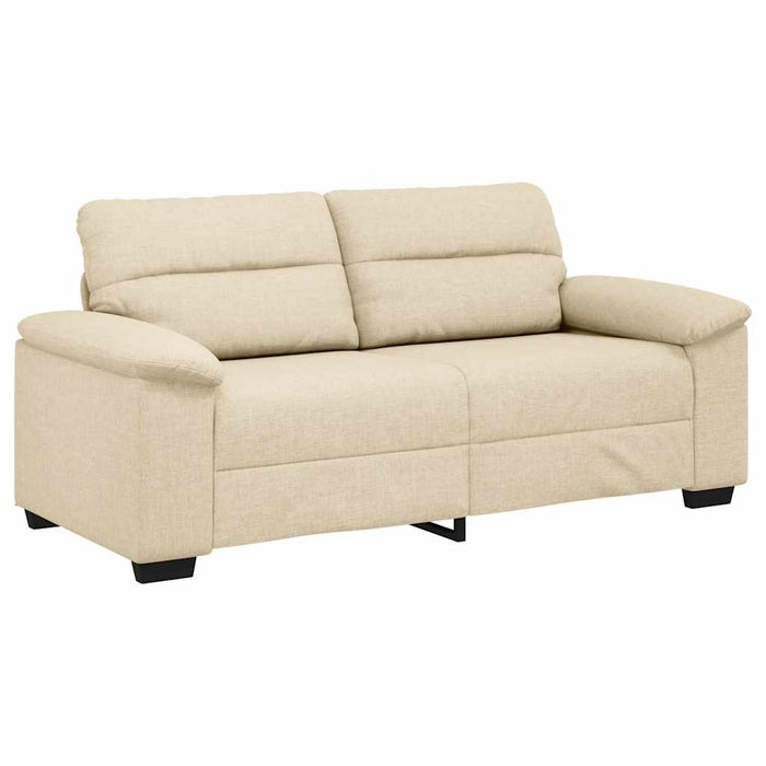 Canapea cu 2 locuri, crem, 180x81x84 cm, material textil WALTI