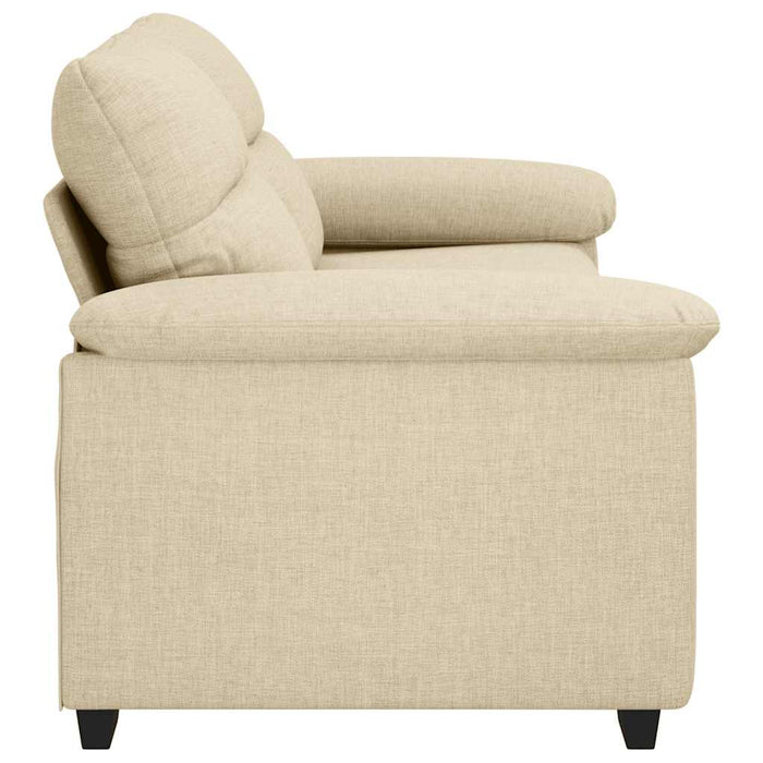 Canapea cu 2 locuri, crem, 180x81x84 cm, material textil WALTI