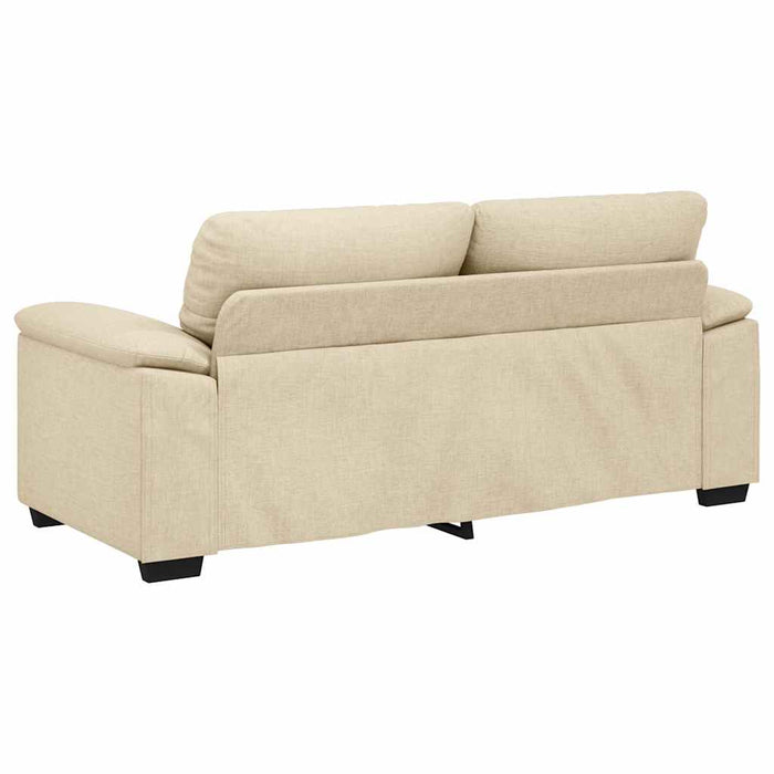 Canapea cu 2 locuri, crem, 180x81x84 cm, material textil WALTI
