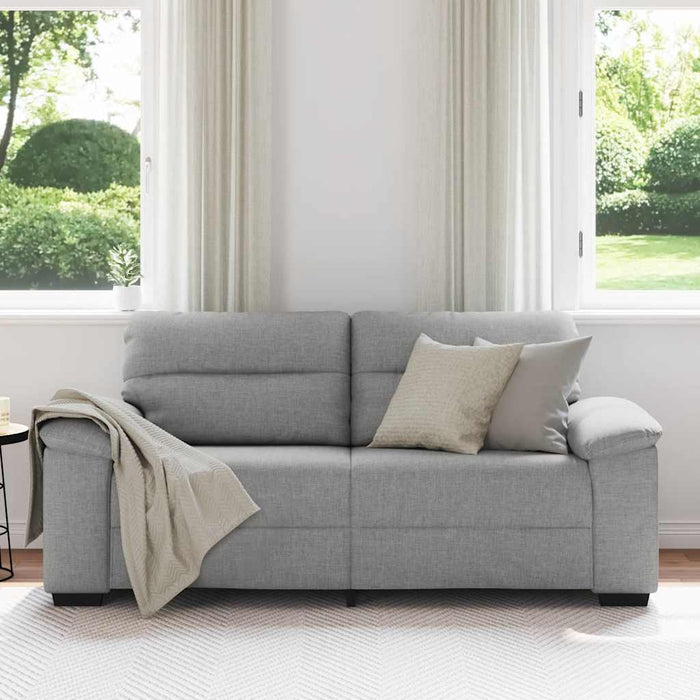 Canapea cu 2 locuri, gri nor, 180x81x84 cm, material textil WALTI
