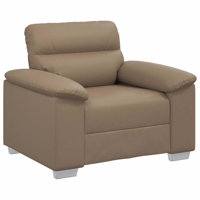 Canapea Scaun Cappuccino 100x81x84 cm piele artificială WALTI