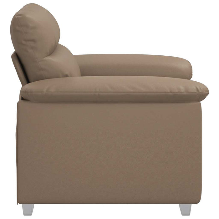 Canapea Scaun Cappuccino 100x81x84 cm piele artificială WALTI