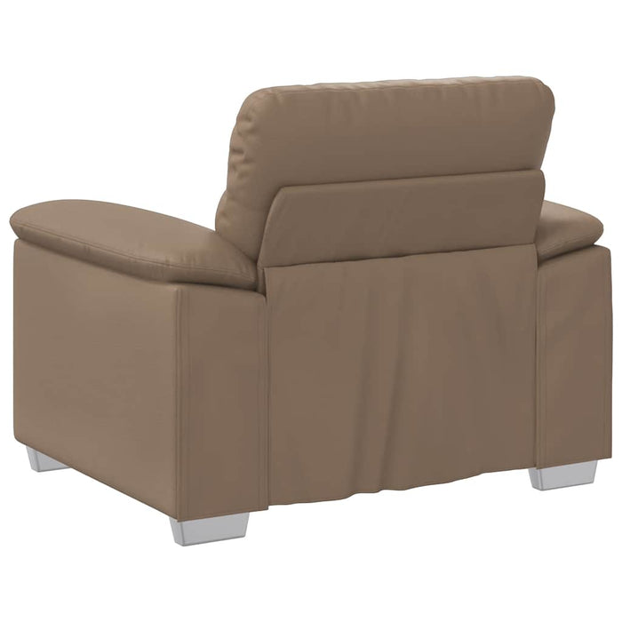Canapea Scaun Cappuccino 100x81x84 cm piele artificială WALTI