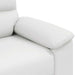Canapea fotoliu alb 100x81x84 cm piele ecologică - WALTI WALTI