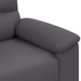 Canapea cu 2 locuri, gri, 160x81x84 cm, piele ecologică - WALTI WALTI