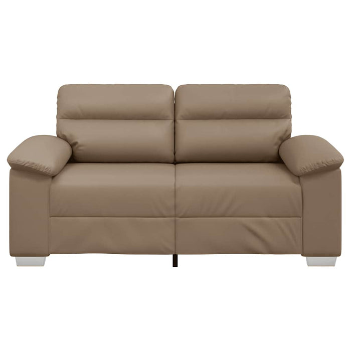 Canapea cu 2 locuri Cappuccino, 160x81x84 cm, piele ecologică WALTI