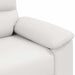 Canapea cu 2 locuri, albă, 160x81x84 cm, piele ecologică - WALTI WALTI