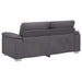 Canapea cu 2 locuri, gri, 180x81x84 cm, piele ecologică - WALTI WALTI