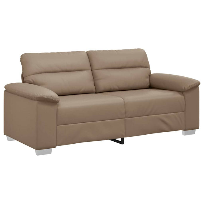 Canapea cu 2 locuri Cappuccino, 180x81x84 cm, piele ecologică WALTI