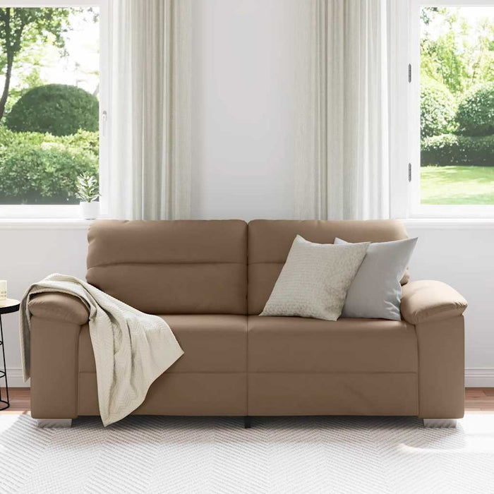 Canapea cu 2 locuri Cappuccino, 180x81x84 cm, piele ecologică WALTI