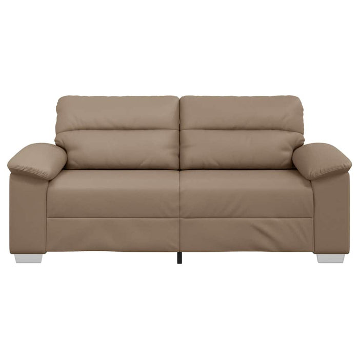 Canapea cu 2 locuri Cappuccino, 180x81x84 cm, piele ecologică WALTI
