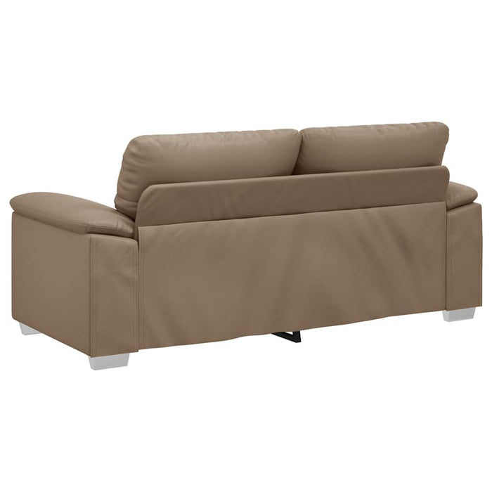 Canapea cu 2 locuri Cappuccino, 180x81x84 cm, piele ecologică WALTI