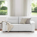 Canapea cu 2 locuri, albă, 180x81x84 cm, piele ecologică - WALTI WALTI