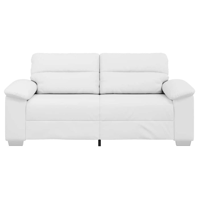 Canapea cu 2 locuri, albă, 180x81x84 cm, piele ecologică - WALTI WALTI