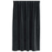 Perdele opace 2 pcs Negru 140 x 140 cm Catifea - WALTI WALTI