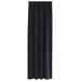 Perdele opace 2 pcs Negru 140 x 260 cm Catifea - WALTI WALTI
