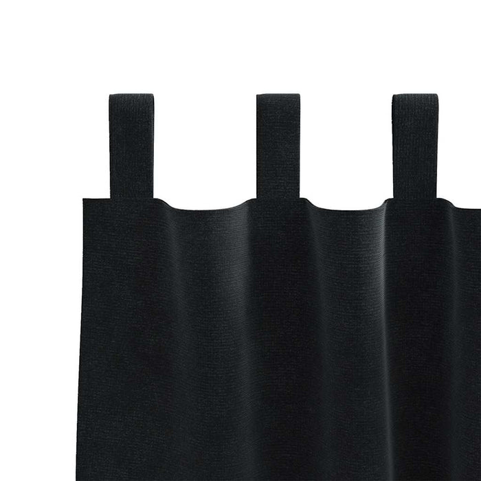 Perdele opace 2 pcs Negru 140 x 140 cm Catifea - WALTI WALTI