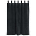 Perdele opace 2 pcs Negru 140 x 140 cm Catifea - WALTI WALTI