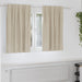 Perdele opace 2 pcs Crem 140 x 140 cm Catifea - WALTI WALTI