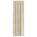 Perdele opace 2 pcs Crem 140 x 245 cm Catifea - WALTI WALTI
