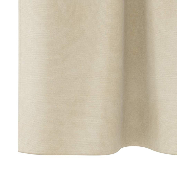 Perdele opace 2 pcs Crem 140 x 140 cm Catifea - WALTI WALTI