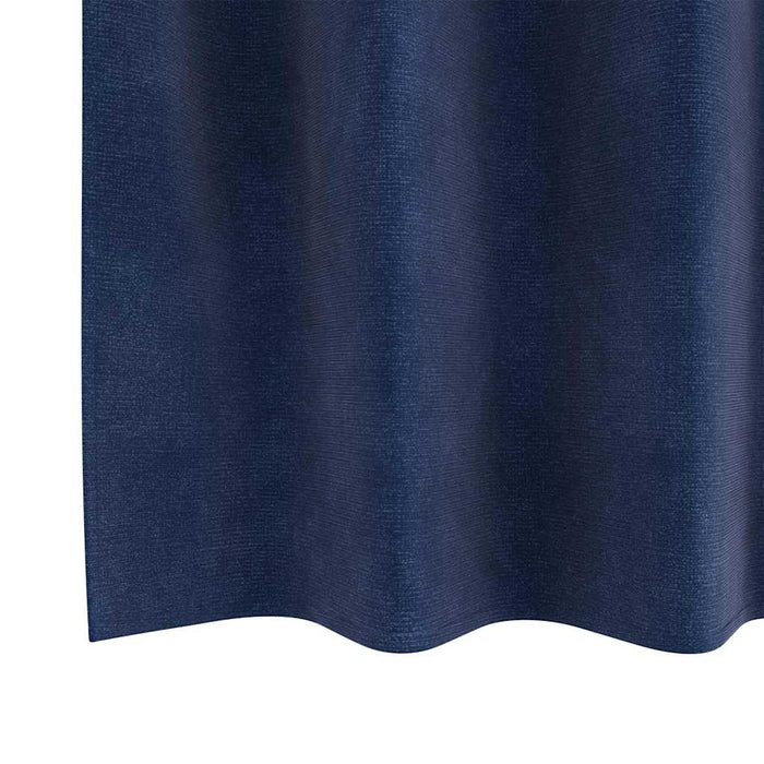 Perdele opace 2 pcs Albastru închis 140 x 140 cm Catifea - WALTI WALTI