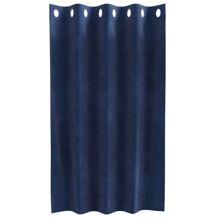 Perdele opace 2 pcs Albastru închis 140 x 140 cm Catifea - WALTI WALTI
