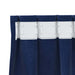 Perdele opace 2 pcs Albastru închis 140 x 140 cm Catifea - WALTI WALTI