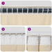Perdele opace 2 pcs Albastru închis 140 x 175 cm Catifea - WALTI WALTI