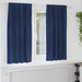 Perdele opace 2 pcs Albastru închis 140 x 175 cm Catifea - WALTI WALTI