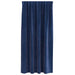 Perdele opace 2 pcs Albastru închis 140 x 175 cm Catifea - WALTI WALTI