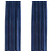 Perdele opace 2 pcs Albastru închis 140 x 225 cm Catifea - WALTI WALTI