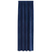 Perdele opace 2 pcs Albastru închis 140 x 225 cm Catifea - WALTI WALTI
